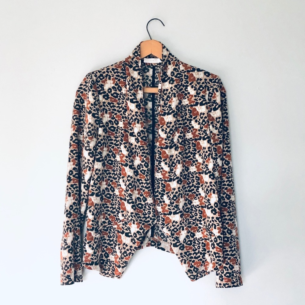 LUSH• Animal Print Cardigan